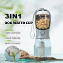 Dog Water Cup Drinking Food Garbage Bag Three-in-one Portable Small Multi-functional Pet Cups Pets Supplies - Addy Mart