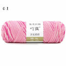 8 Strands Of Gradient Milk Cotton Wool Hand-knitted Medium Thick - Addy Mart