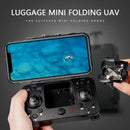 New Luggage Box Storage Box Folding Mini UAV Aerial Photography Remote Control Four Axis Children's Toys Drone - Addy Mart