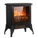 US SF512-14A 120V 1400W 14 Inch Fireplace, Black, Iron, Freestanding, Fake Firewood-Heating Wire - Addy Mart