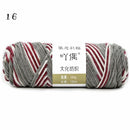 8 Strands Of Gradient Milk Cotton Wool Hand-knitted Medium Thick - Addy Mart