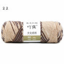 8 Strands Of Gradient Milk Cotton Wool Hand-knitted Medium Thick - Addy Mart