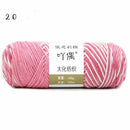 8 Strands Of Gradient Milk Cotton Wool Hand-knitted Medium Thick - Addy Mart