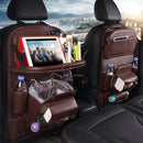 PU Leather Car Storage Bag Multifunction Seat Back Tray Hanging Bag Waterproof Car Organizer Automotive Interior Accessories - Addy Mart
