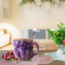 400ml Resin Mineral Crystal Coffee Mugs With Handles Elegant Fake Mineral Crystal Cup For Workplace Home Decor Christmas Gift Kitchen Gadgets - Addy Mart