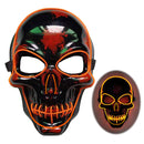 Halloween Skeleton Mask LED Glow Scary Mask - Addy Mart