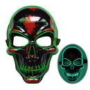 Halloween Skeleton Mask LED Glow Scary Mask - Addy Mart