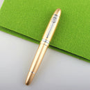 Business Office Metal Signature Signed Pearl Round Beads Neutral Ball Pen - Addy Mart