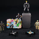 New Luggage Box Storage Box Folding Mini UAV Aerial Photography Remote Control Four Axis Children's Toys Drone - Addy Mart