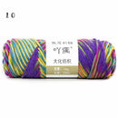 8 Strands Of Gradient Milk Cotton Wool Hand-knitted Medium Thick - Addy Mart
