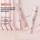 Dual-Head Electric Shaver Painless Women's Epilator Bikini Hair Removal Device Automatic Hair Trimmer Underarm Facial Lips Leg - Addy Mart
