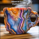 400ml Resin Mineral Crystal Coffee Mugs With Handles Elegant Fake Mineral Crystal Cup For Workplace Home Decor Christmas Gift Kitchen Gadgets - Addy Mart