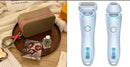 2 In 1 Hair Removal Epilator USB Rechargeable Trimmer Women Body Razor Face Leg Armpit Bikini Hand Pubic Shaver Hair Remover - Addy Mart