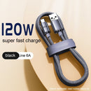 120W Data Cable Type-C Mobile Phone Charging Cable - Addy Mart