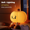 Home Decor Halloween Pumpkin Night Light Cute Soft Silicone Lamp Touch  Dimmable Rechargeable Bedside Decor Light Kids Gifts Halloween Decorations - Addy Mart
