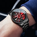 Men's Luminous Hollowed-Out Quartz Watch - Addy Mart