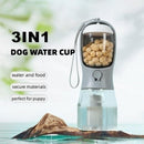 Dog Water Cup Drinking Food Garbage Bag Three-in-one Portable Small Multi-functional Pet Cups Pets Supplies - Addy Mart
