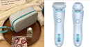 2 In 1 Hair Removal Epilator USB Rechargeable Trimmer Women Body Razor Face Leg Armpit Bikini Hand Pubic Shaver Hair Remover - Addy Mart