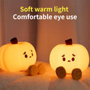 Home Decor Halloween Pumpkin Night Light Cute Soft Silicone Lamp Touch  Dimmable Rechargeable Bedside Decor Light Kids Gifts Halloween Decorations - Addy Mart