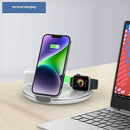 Folding Three-in-one Wireless Charger Vertical Desktop Phone Holder - Addy Mart