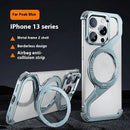 Z-type Metal Bracket Magnetic Phone Case - Premium Quality - Addy Mart