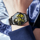 Men's Luminous Hollowed-Out Quartz Watch - Addy Mart