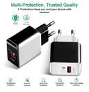 QC 3.0 EU plug US Plug quick charge wall charger - Addy Mart